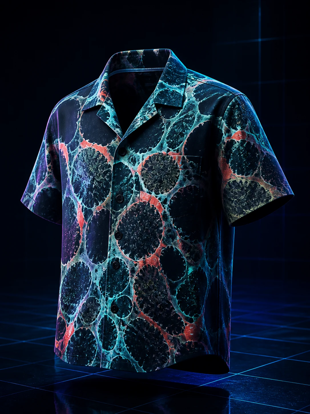 Ảnh fashion editorial minh họa NULL Shirt, Hypnotic Edition.